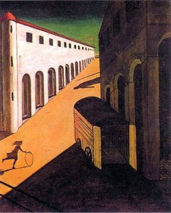 The Melancholy and Mystery of a Street by De Chirico